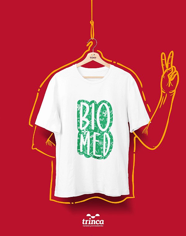 Camiseta Universitária - Biomedicina - Bioelementos - Basic