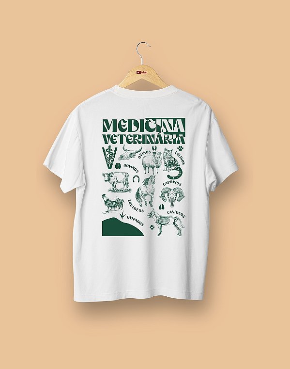 Camisa Universitária - Medicina Veterinária - É arte - Basic