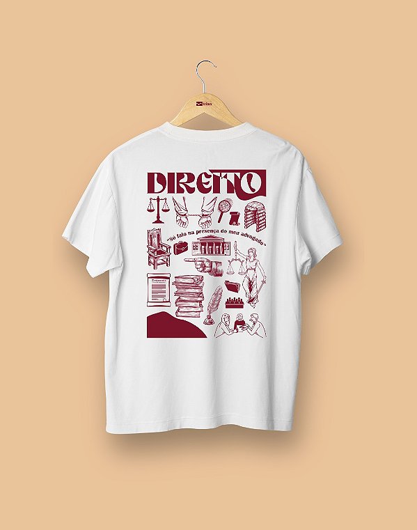 Camisa Universitária - Direito - É arte - Basic