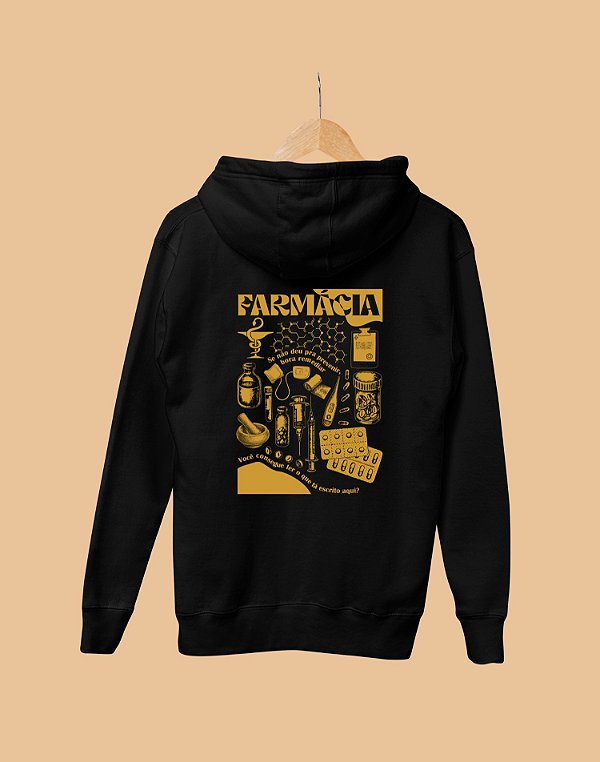 Moletom Canguru Flanelado - Farmácia - É Arte - Basic