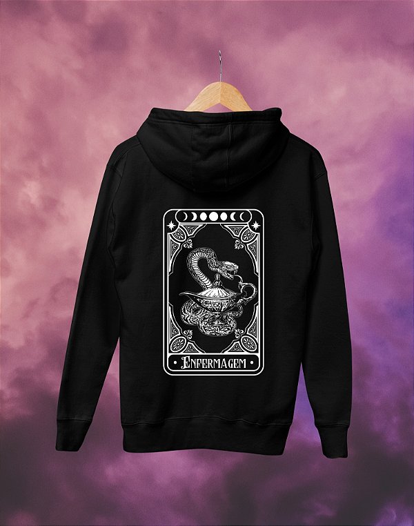 Moletom Canguru Flanelado - Enfermagem - Tarô - Basic
