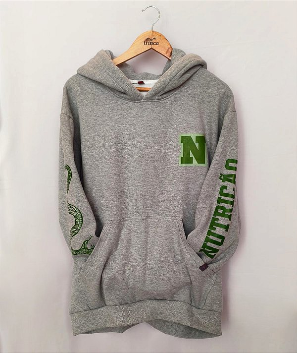 OUTLET - Moletom Canguru - Nutrição - 2k23 - Mescla (TROCA NÃO DISPONÍVEL) - PEÇA ÚNICA
