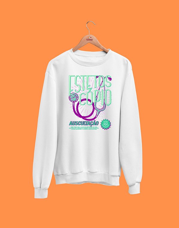 Moletom Básico Flanelado - Estetoscópio - Apetrechos - Basic