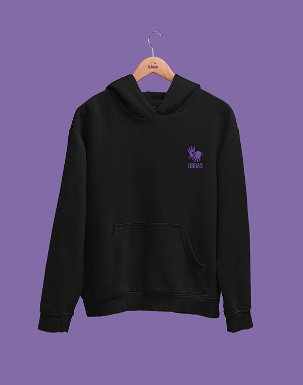 Moletom Canguru Flanelado - Libras - Symbols - Basic