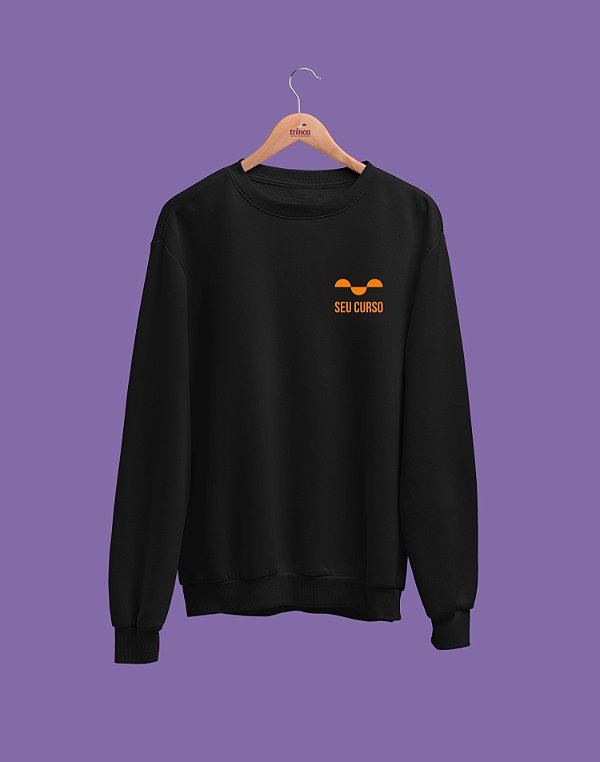 Moletom Básico Flanelado - Seu Curso (Personalizável) - Symbols