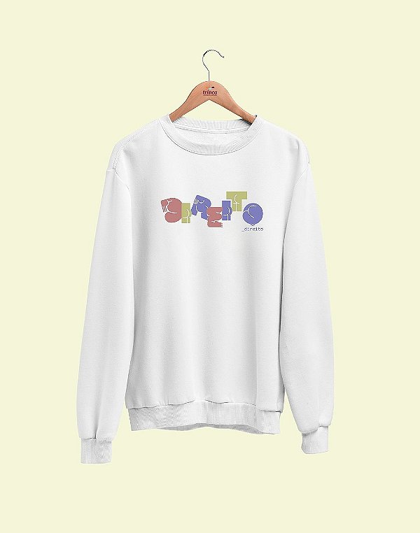Moletom Básico Flanelado - Direito - Burburinho