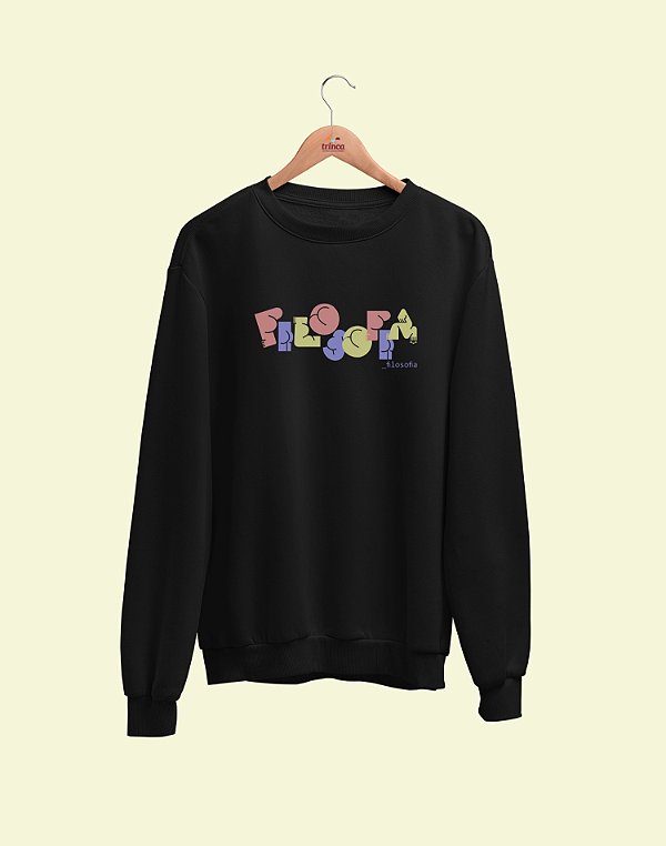 Moletom Básico Flanelado - Filosofia - Burburinho - Basic