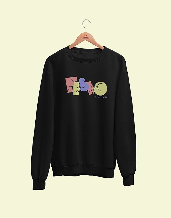 Moletom Básico Flanelado - Fisioterapia - Burburinho - Basic