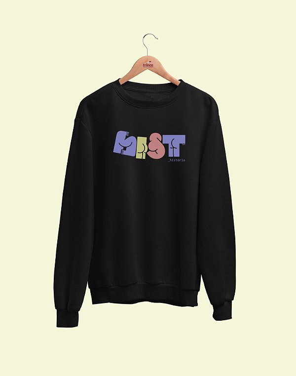 Moletom Básico Flanelado - História - Burburinho - Basic