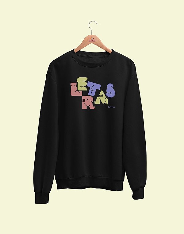 Moletom Básico Flanelado - Letras - Burburinho - Basic