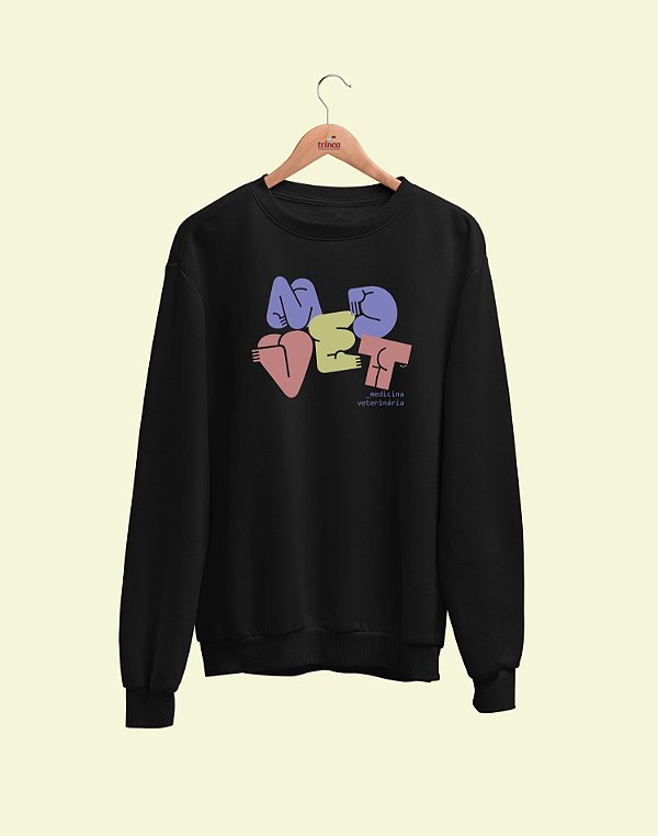 Moletom Básico Flanelado - Medicina Veterinária - Burburinho - Basic