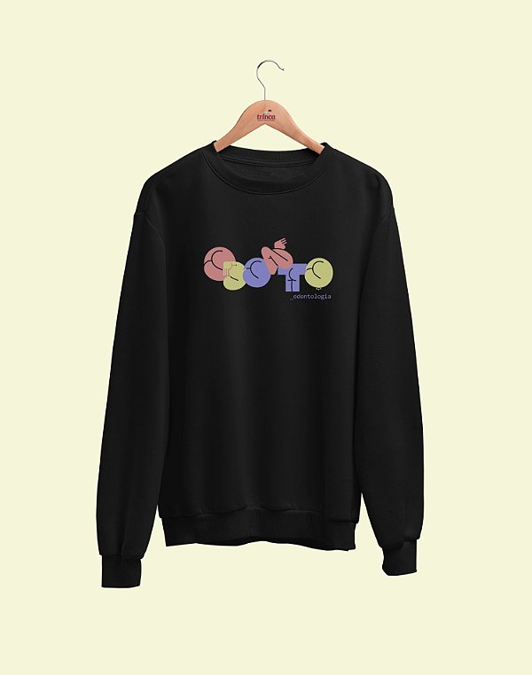 Moletom Básico Flanelado - Odontologia - Burburinho - Basic