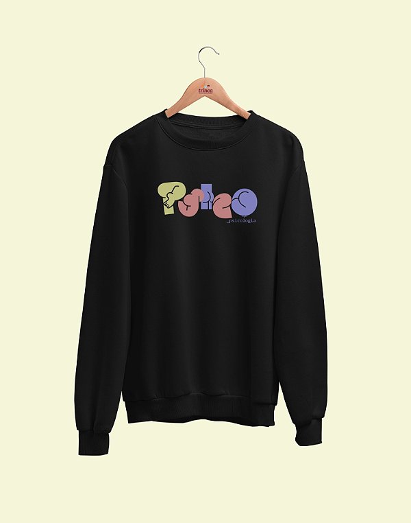 Moletom Básico Flanelado - Psicologia - Burburinho - Basic