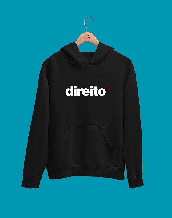 Moletom Canguru Flanelado - Direito - Direto ao Ponto - Basic