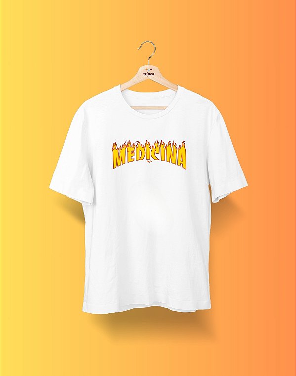 Camisa Universitária - Medicina - Flames- Basic