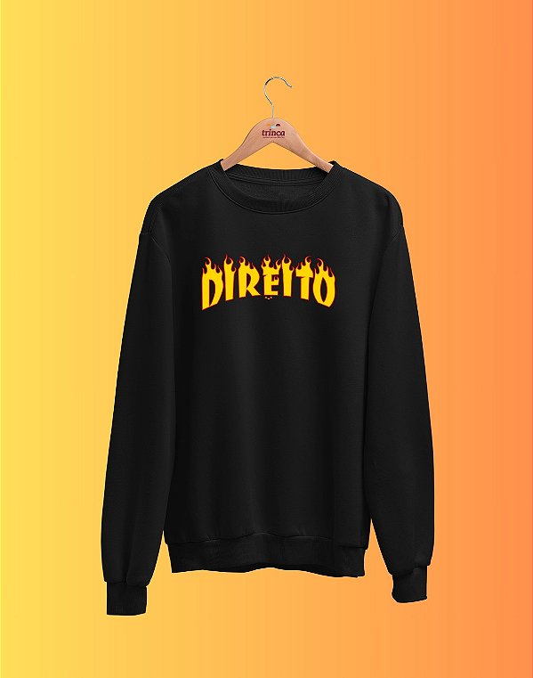 Moletom Básico Flanelado - Direito - Flames - Basic