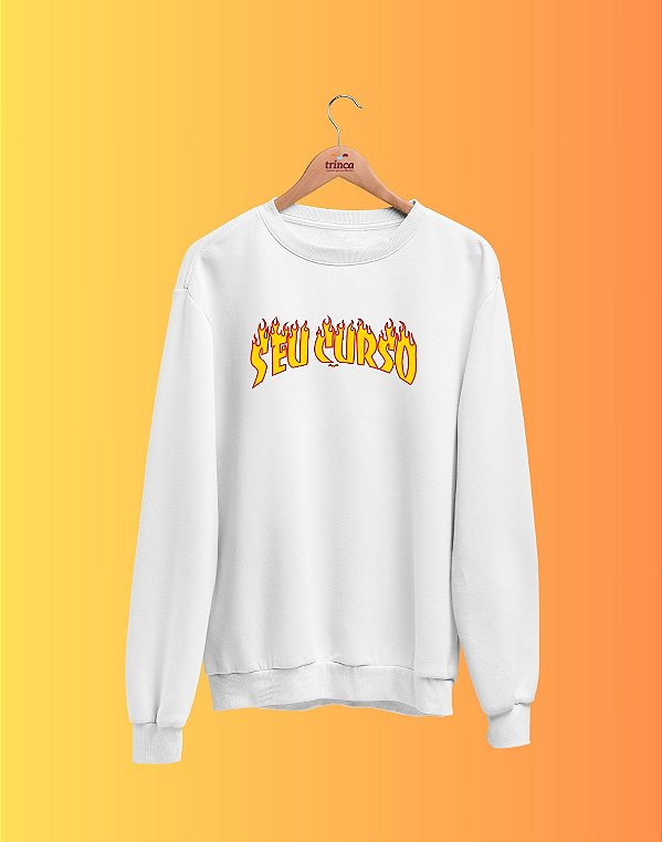 Moletom Básico Flanelado - Todos (Personalizáveis) - Flames - Basic