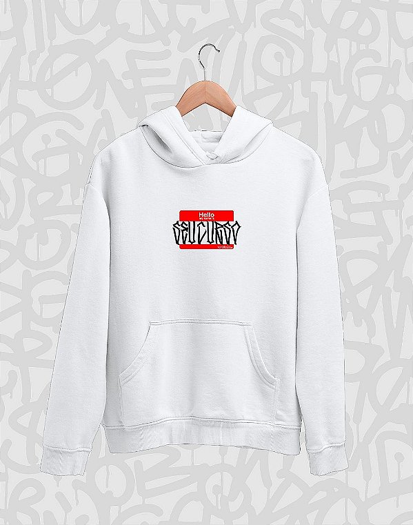 Moletom Canguru Flanelado - Seu curso (Personalizável) - Tags - Basic