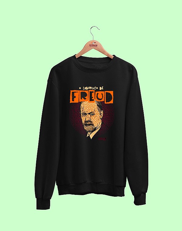 Moletom Básico Flanelado - Sigmund Freud - Comics - Basic
