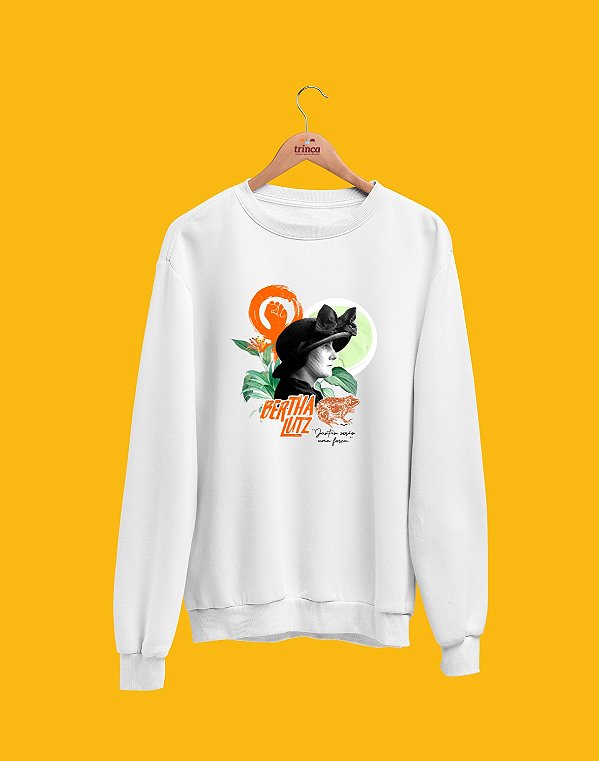 Moletom Básico Flanelado - Bertha Lutz - Elas - Basic