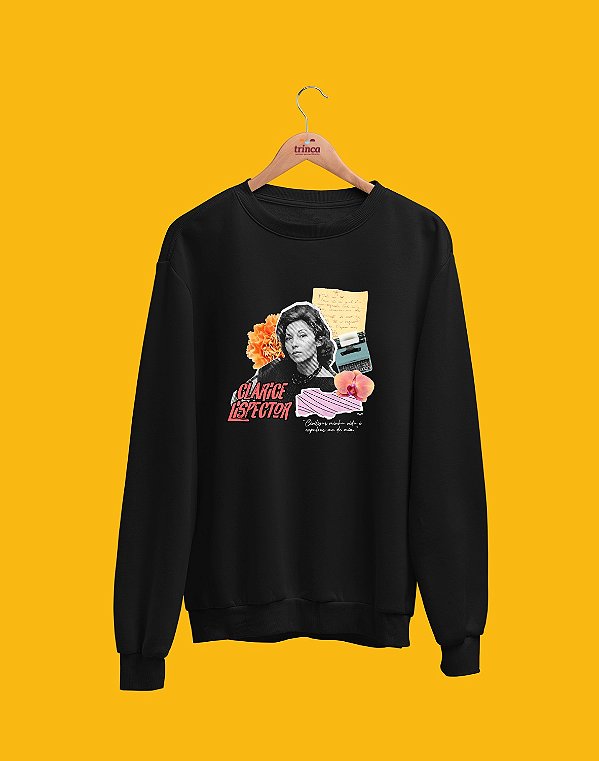 Moletom Básico Flanelado - Clarice Lispector - Basic