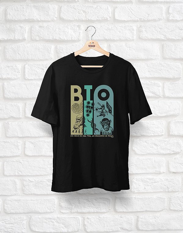 OUTLET - Camisa - Biologia - Aonde Vai Chegar - TROCA NÃO DISPONÍVEL