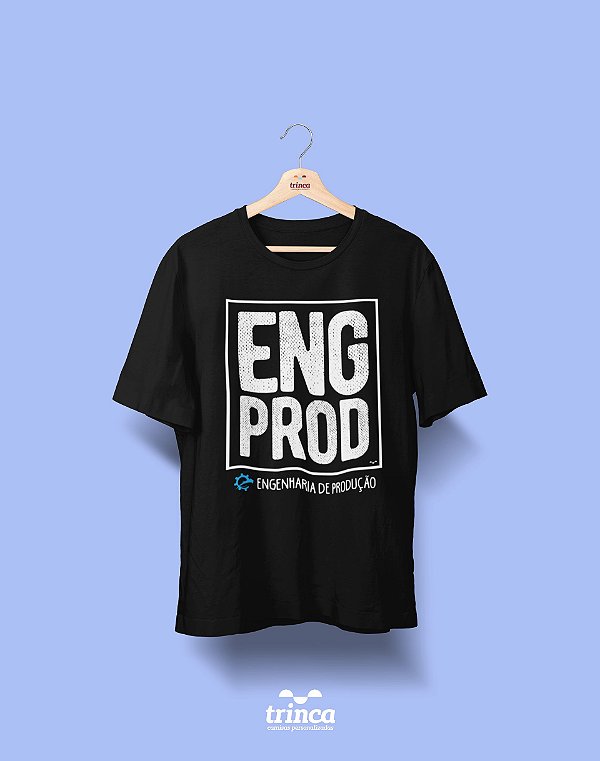 Camisa Universitária Engenharia Produção - Fora da Caixa - Basic