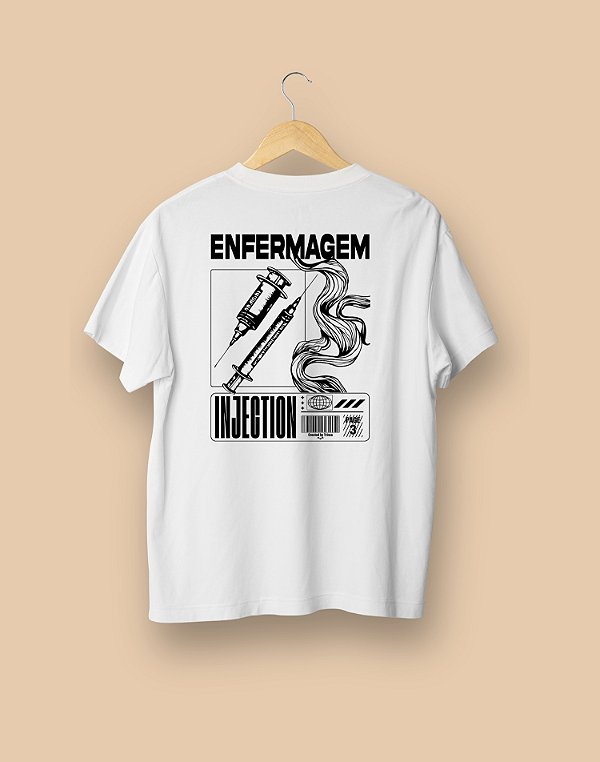 Camisa Universitária - Enfermagem - Coleção Encarte - Basic