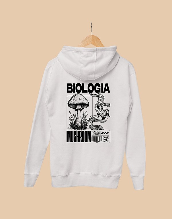 Moletom Canguru Flanelado - Biologia - Coleção Encarte - Basic