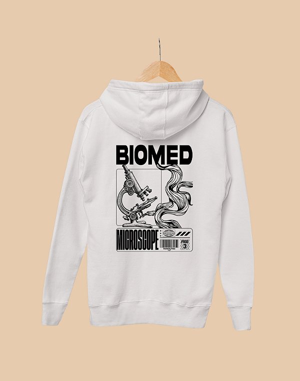 Moletom Canguru Flanelado - Biomedicina - Coleção Encarte - Basic