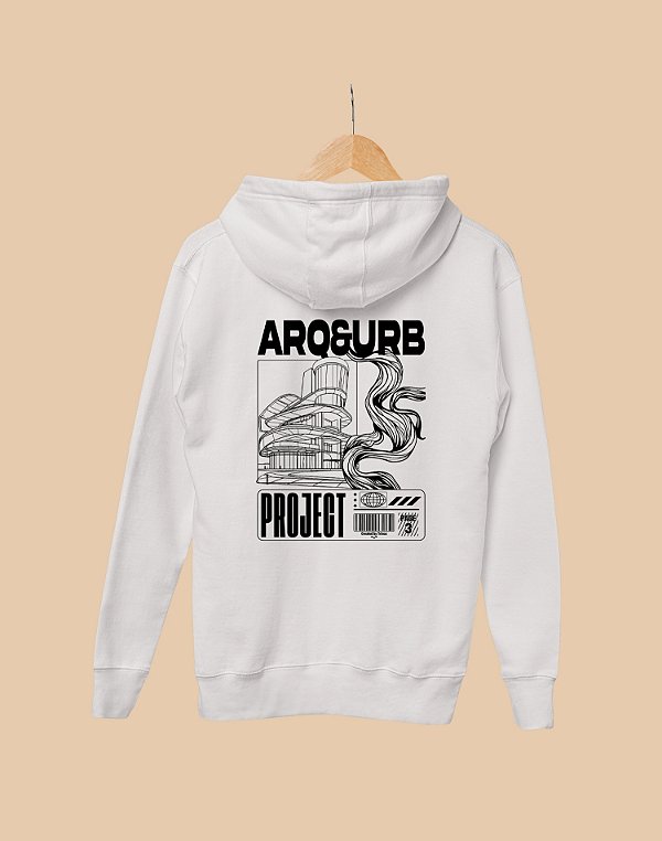 Moletom Canguru Flanelado - Arquitetura - Coleção Encarte - Basic
