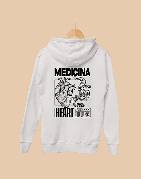 Moletom Canguru Flanelado - Medicina - Coleção Encarte - Basic