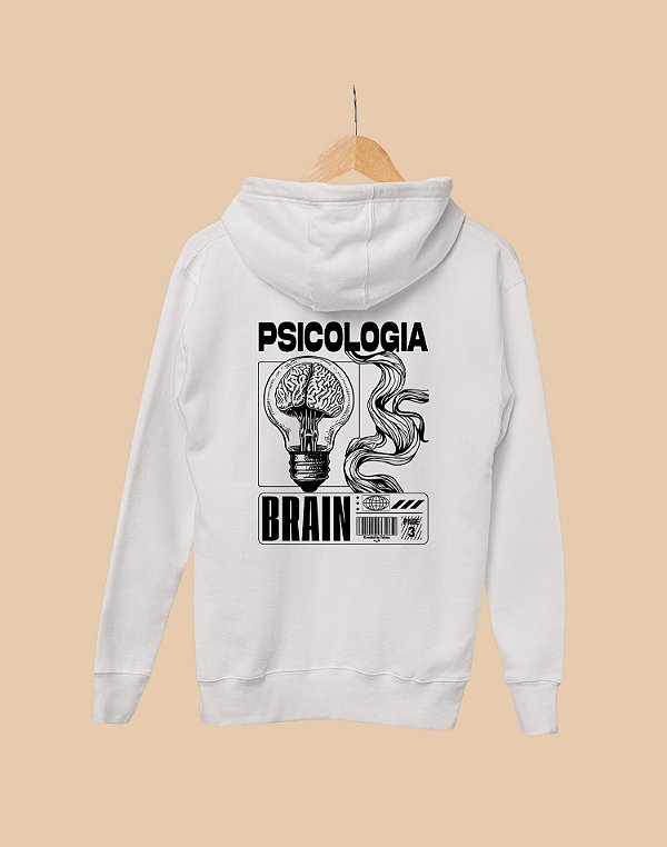 Moletom Canguru Flanelado - Psicologia - Coleção Encarte - Basic