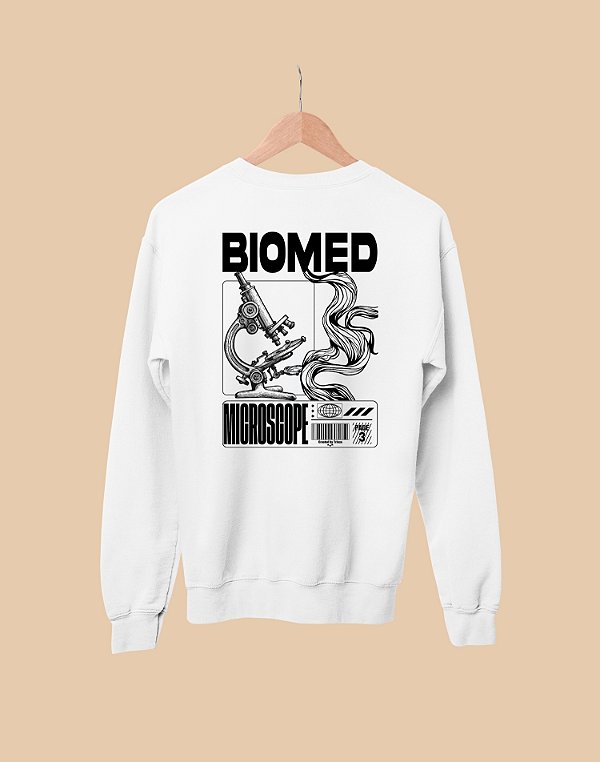 Moletom Básico Flanelado - Biomedicina - Coleção Encarte - Basic