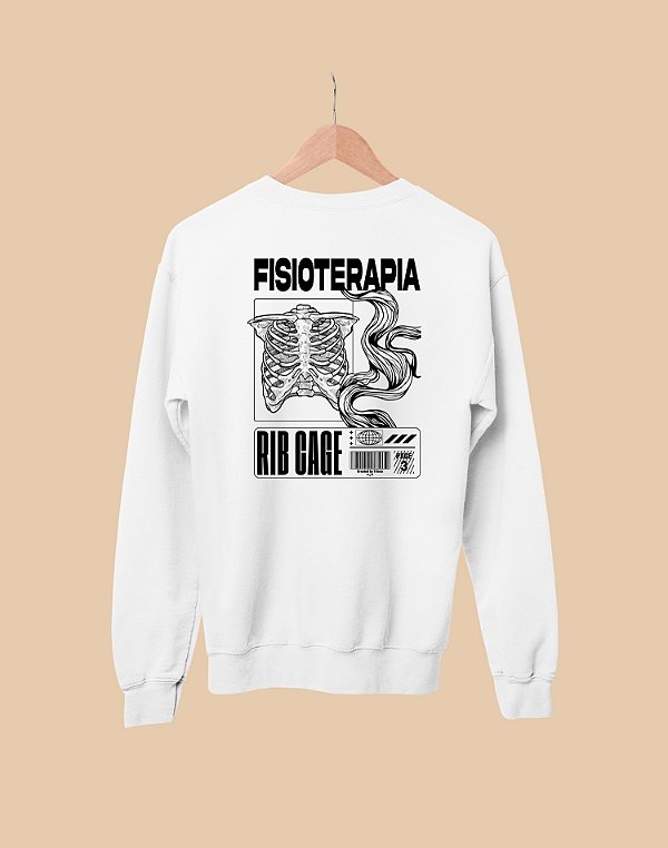 Moletom Básico Flanelado - Fisioterapia - Coleção Encarte  - Basic