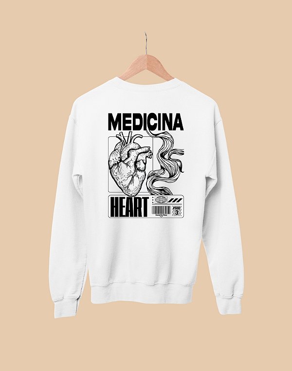 Moletom Básico Flanelado - Medicina - Coleção Encarte - Basic