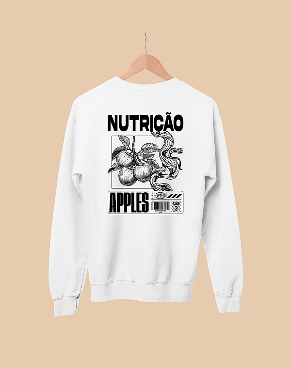 Moletom Básico Flanelado - Nutrição - Coleção Encarte - Basic
