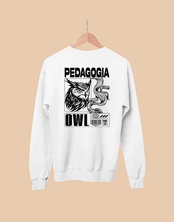 Moletom Básico Flanelado - Pedagogia - Coleção Encarte - Basic