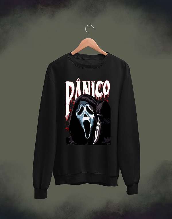 Moletom Básico Flanelado - Pânico - Horror - Basic