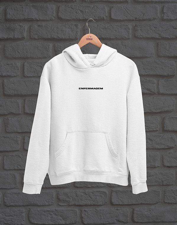 OUTLET - MOLETOM CANGURU - ENFERMAGEM - ENCARTE - TROCA NÃO DISPONÍVEL