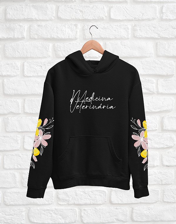 OUTLET - Moletom Canguru - Medicina Veterinária - Delicado - TROCA NÃO DISPONÍVEL