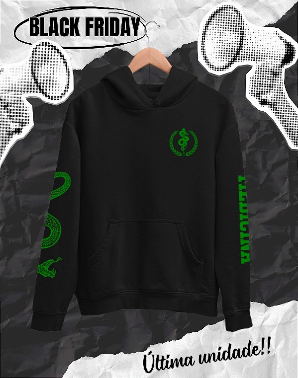 BLACK FRIDAY - MOLETOM CANGURU - MEDICINA - 2K23 - PEÇA ÚNICA (TROCA NÃO DISPONÍVEL)