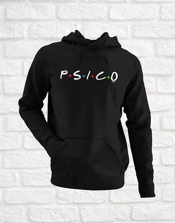 OUTLET - Moletom Canguru - Psicologia - Friends - TROCA NÃO DISPONÍVEL