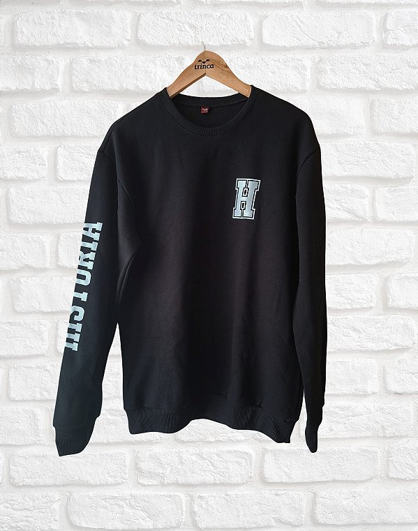 OUTLET - MOLETOM BÁSICO - HISTÓRIA - TROCA NÃO DISPONÍVEL