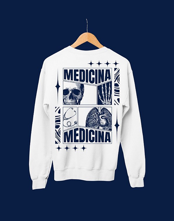 Moletom Básico Flanelado - Medicina - Basic