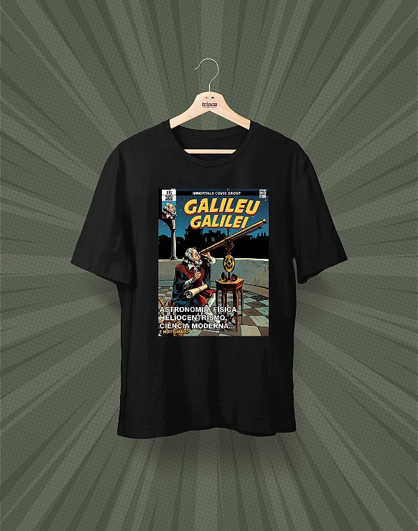 Camisa Universitária - Galileu Galilei - HQ - Basic