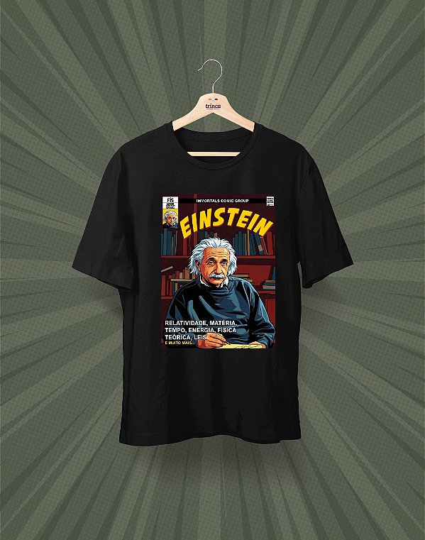 Camisa Universitária - Albert Einstein - HQ - Basic