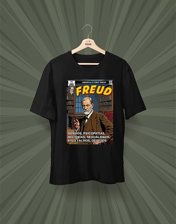 Camisa Universitária - Sigmund Freud - HQ - Basic