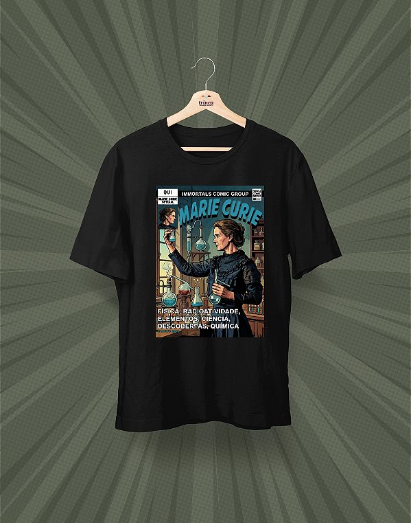 Camisa Universitária - Marie Curie - HQ - Basic