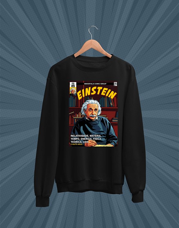Moletom Básico Flanelado - Albert Einstein - HQ - Basic